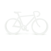 Modern Wielrenfiets decoratie - 3dbende