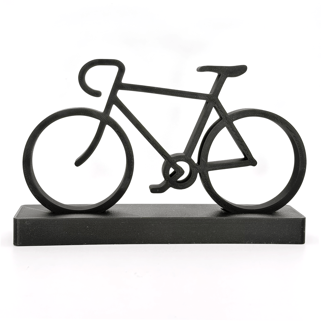 Modern Wielrenfiets decoratie - 3dbende