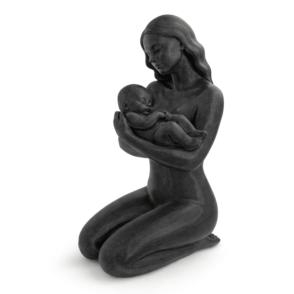 Moeder & Baby Beeldje – Moderne Decoratie vol Liefde - 3dbende