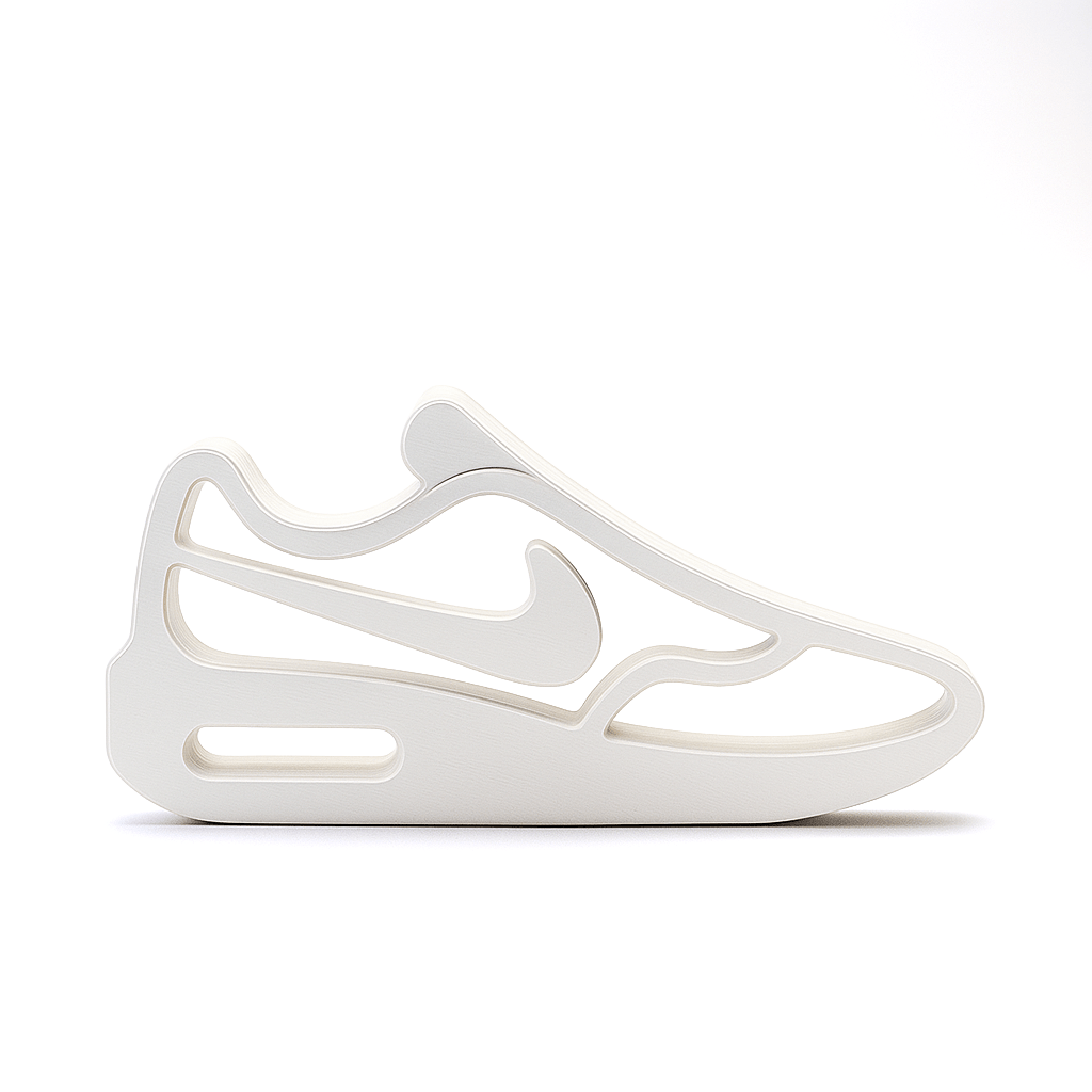 Nike Air Max decoratie – Minimalistische sneaker silhouette - 3dbende