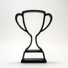 Opengewerkte Trofee – minimalistische award met maximale uitstraling - 3dbende