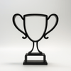 Opengewerkte Trofee – minimalistische award met maximale uitstraling - 3dbende