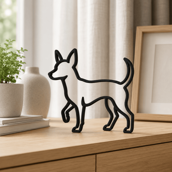 Pinscher decoratie - 3dbende
