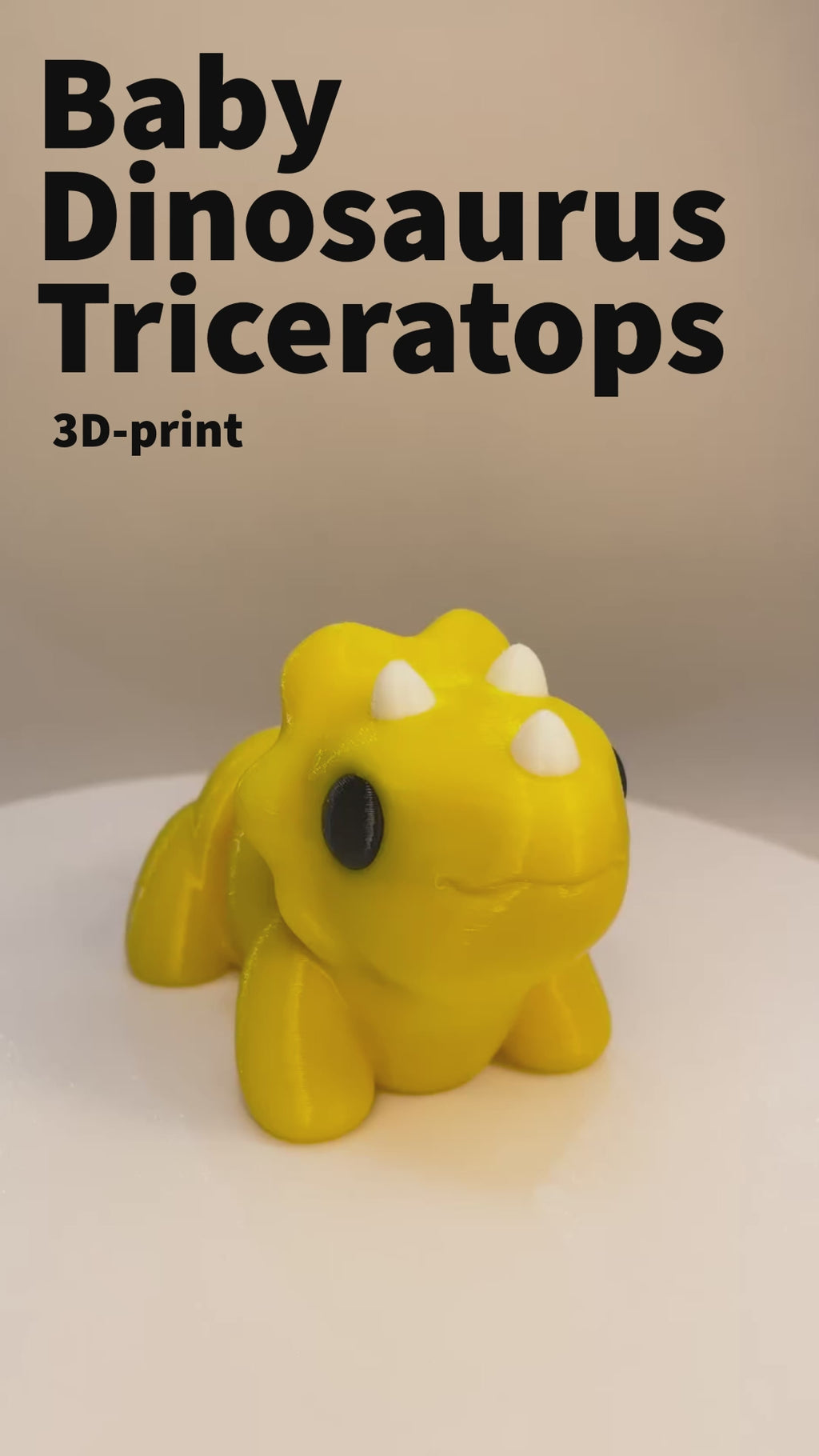 Baby Dinosaurus Triceratops