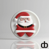 Rode Kerstman Koelkastmagneet - 3dbende