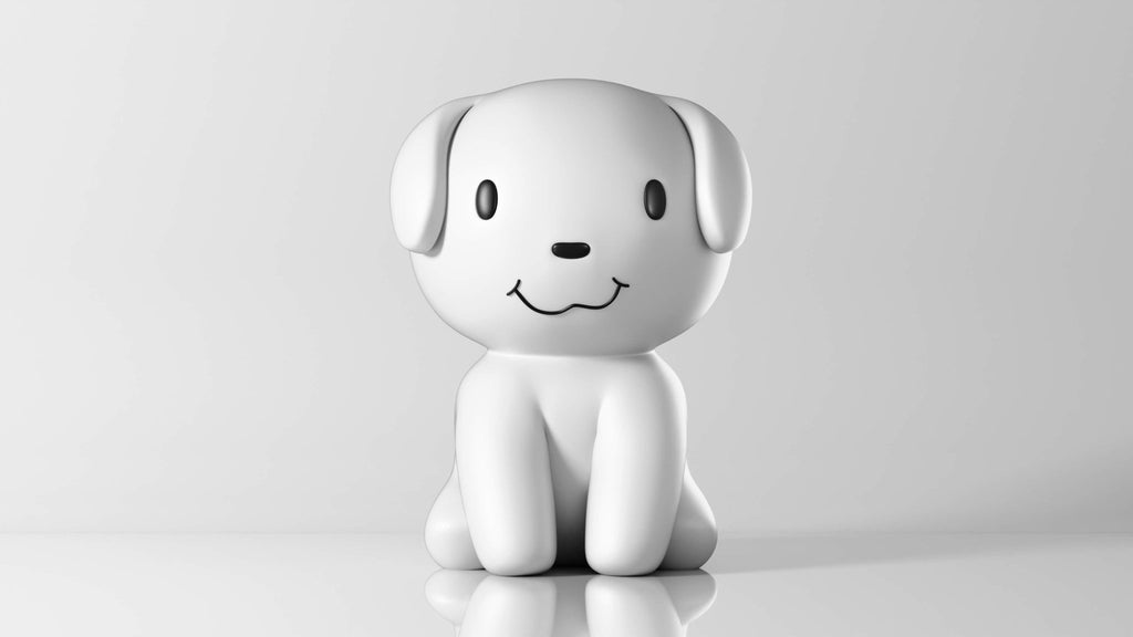 Schattig 3D - geprint Hondje - 3dbende