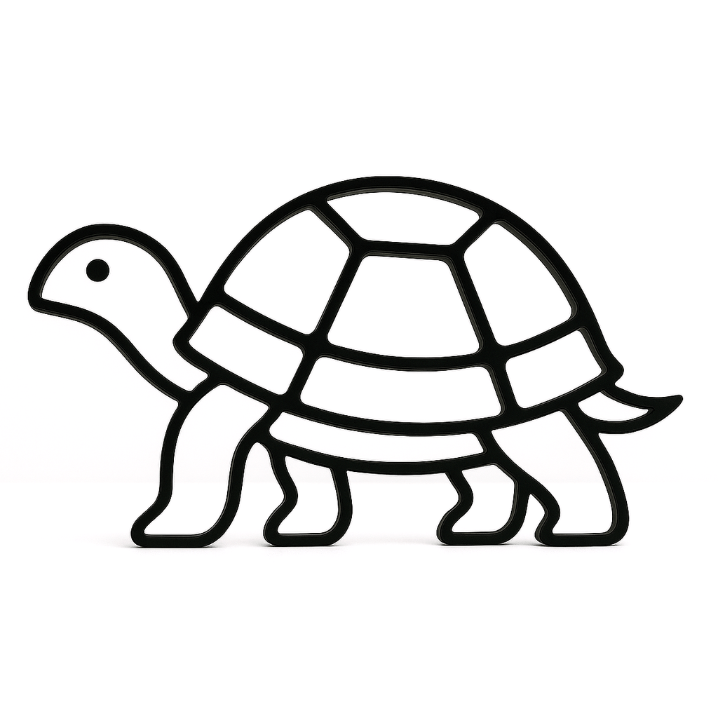 Schildpad decoratie - 3dbende