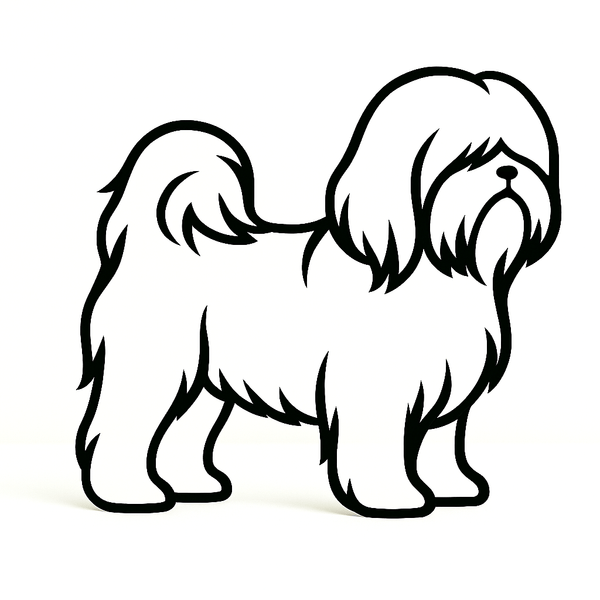 Shih Tzu decoratie - 3dbende