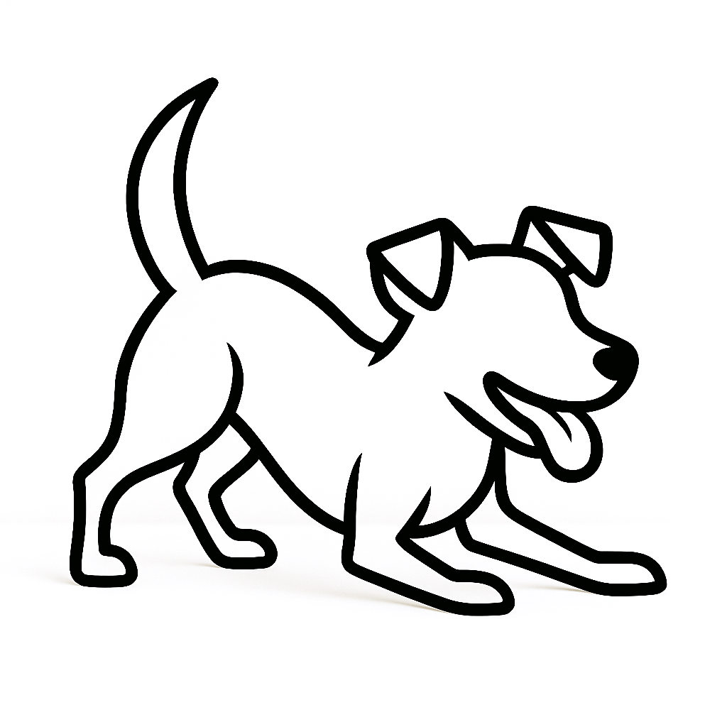 Speelse Jack Russell decoratie - 3dbende