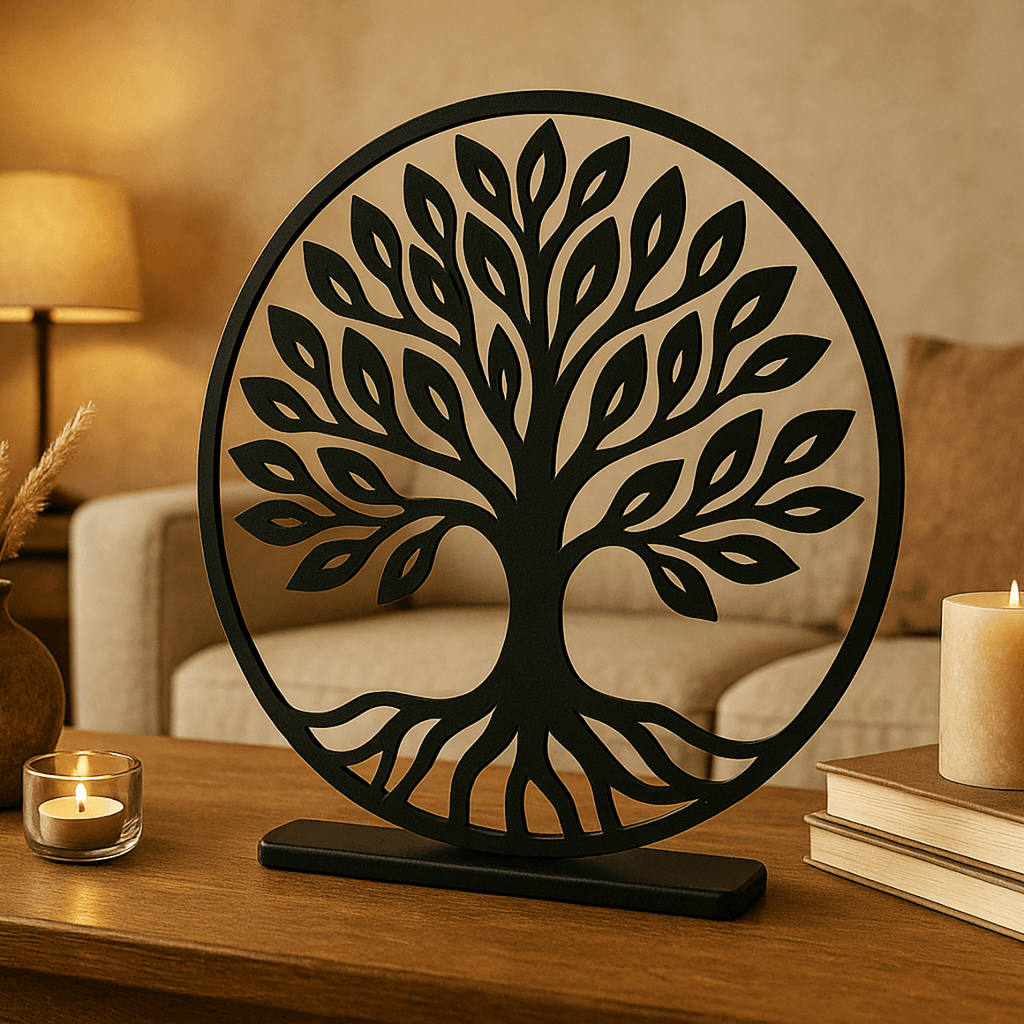 Staande decoratie levensboom/tree of life - 3dbende