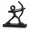 Sterrenbeeld Boogschutter met zwart voetstuk van 15 × 3 × 2 cm