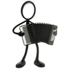 Stickyman Accordeon Speler - 3dbende