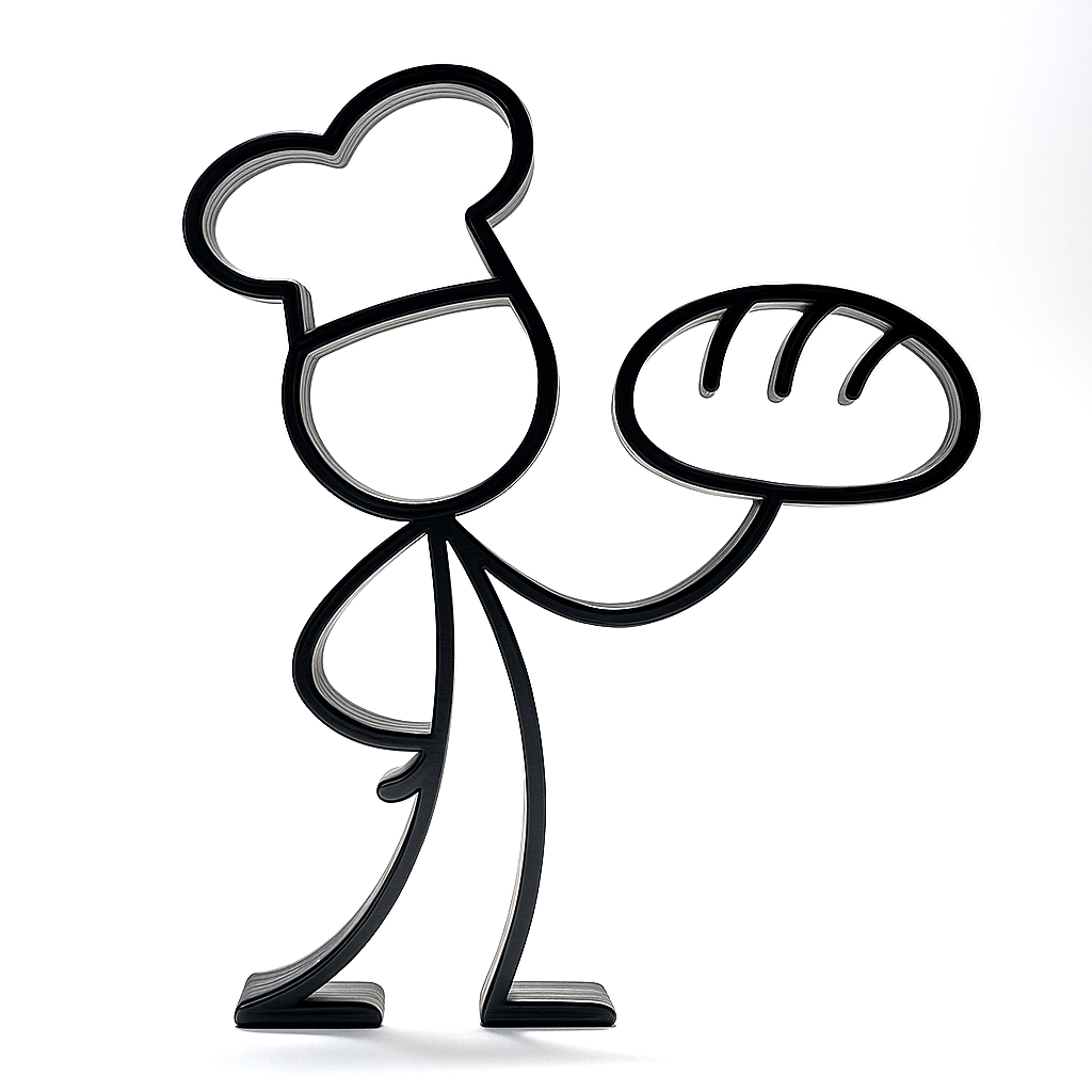 Stickyman Bakker - 3dbende