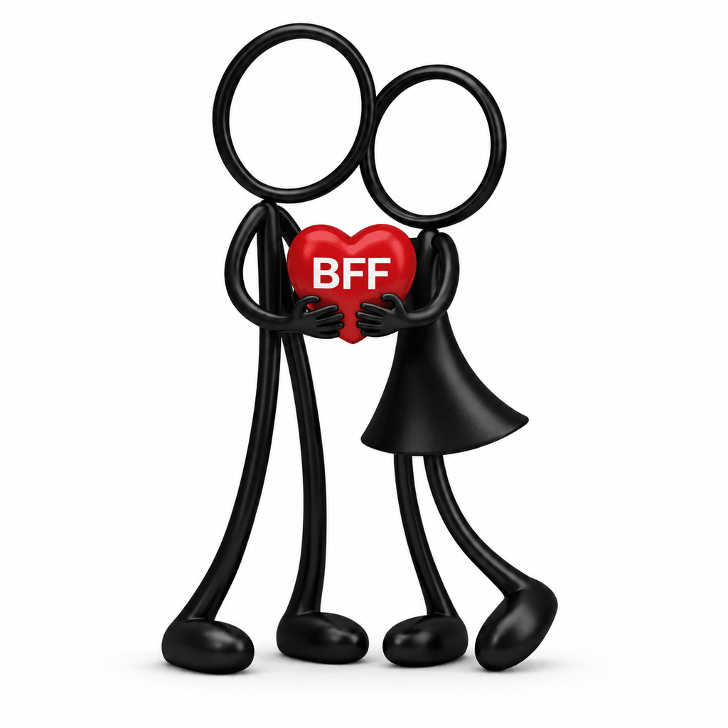 Stickyman BFF Duo (2 personen) - 3dbende