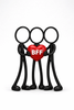 Stickyman BFF Trio (3 vrienden) - 3dbende