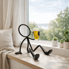 Stickyman Bierliefhebber Decoratie – Minimalistische Bierhouder voor Vensterbank of Bureau - 3dbende