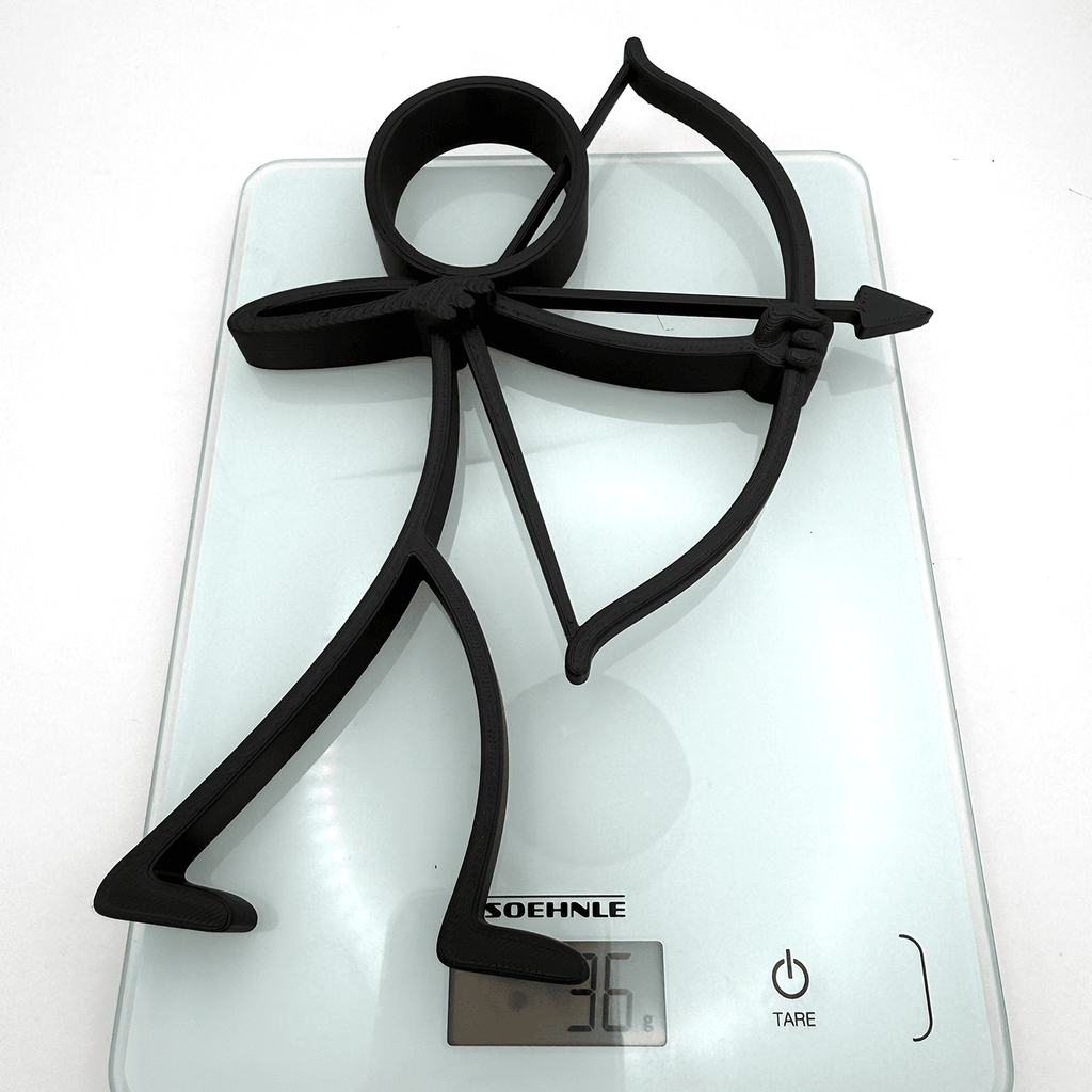 Stickyman Boogschutter - 3dbende