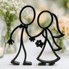 Stickyman Bruidspaar met Bloem - 3dbende