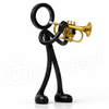 Stickyman Bugelspeler - 3dbende