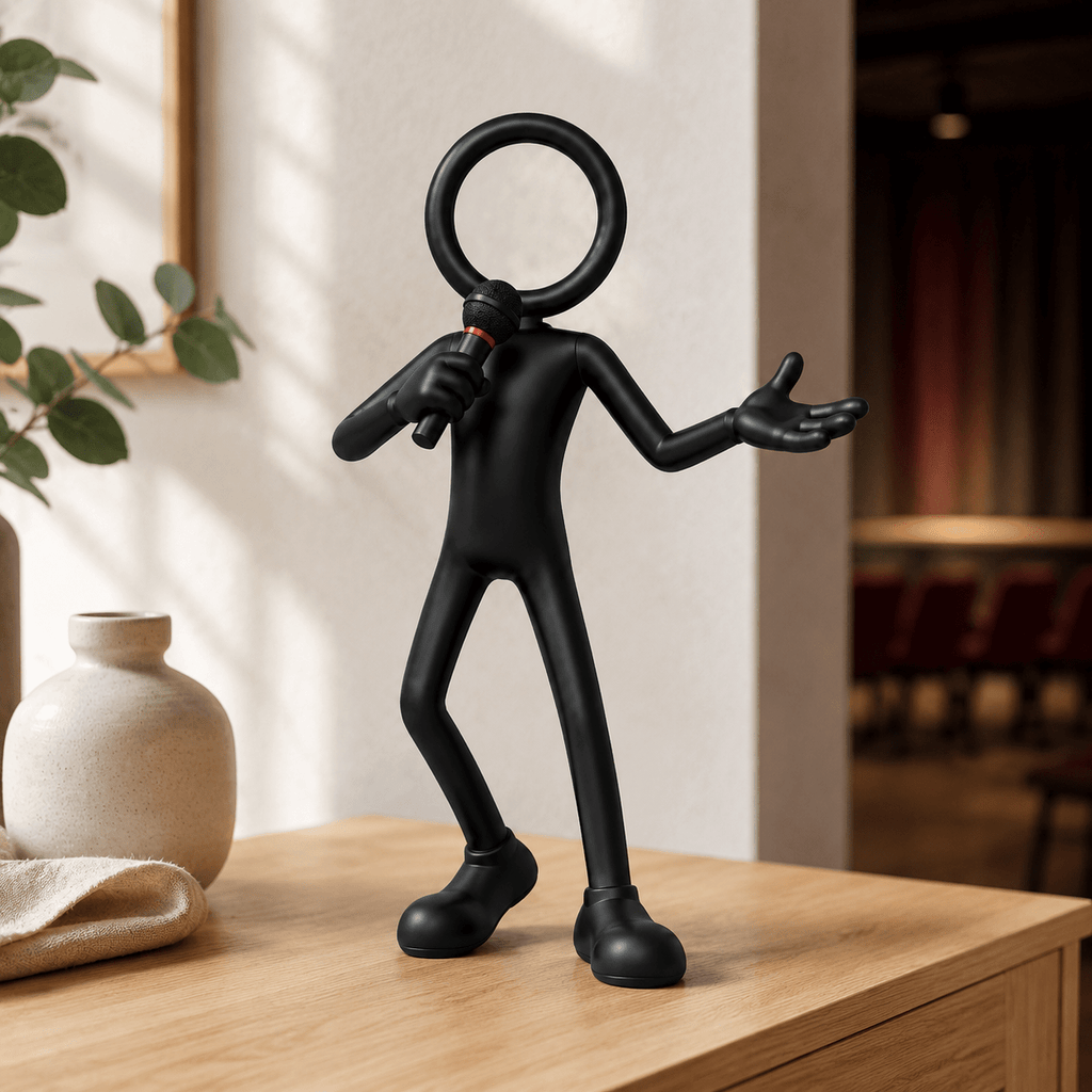 Stickyman Cabaretier – origineel cadeau voor comedian - 3dbende