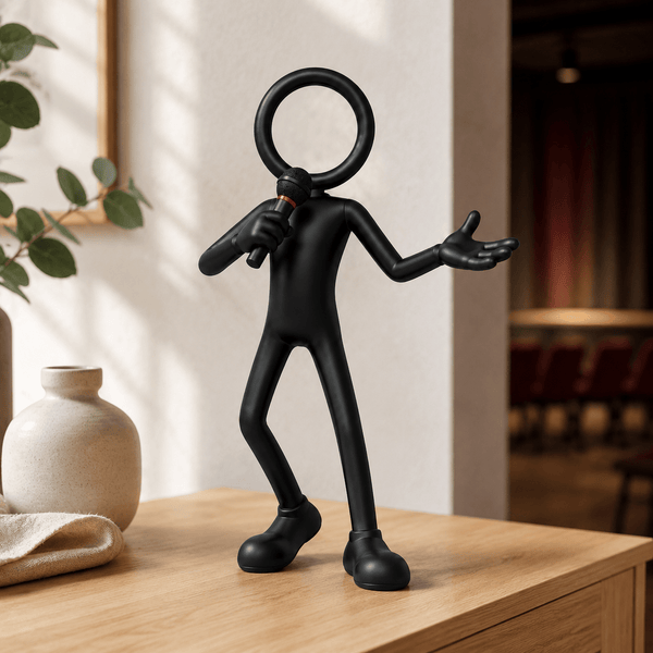 Stickyman Cabaretier – origineel cadeau voor comedian - 3dbende