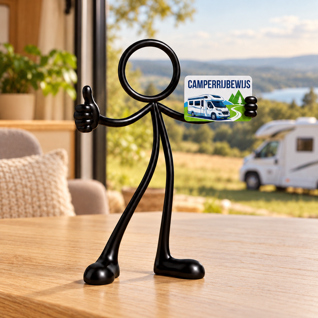 Stickyman camper in bijpassende sfeer