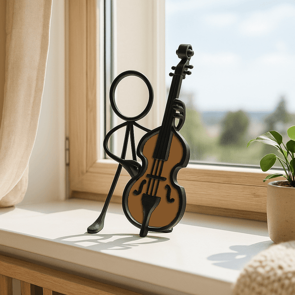 Stickyman Contrabasmuzikant - 3dbende