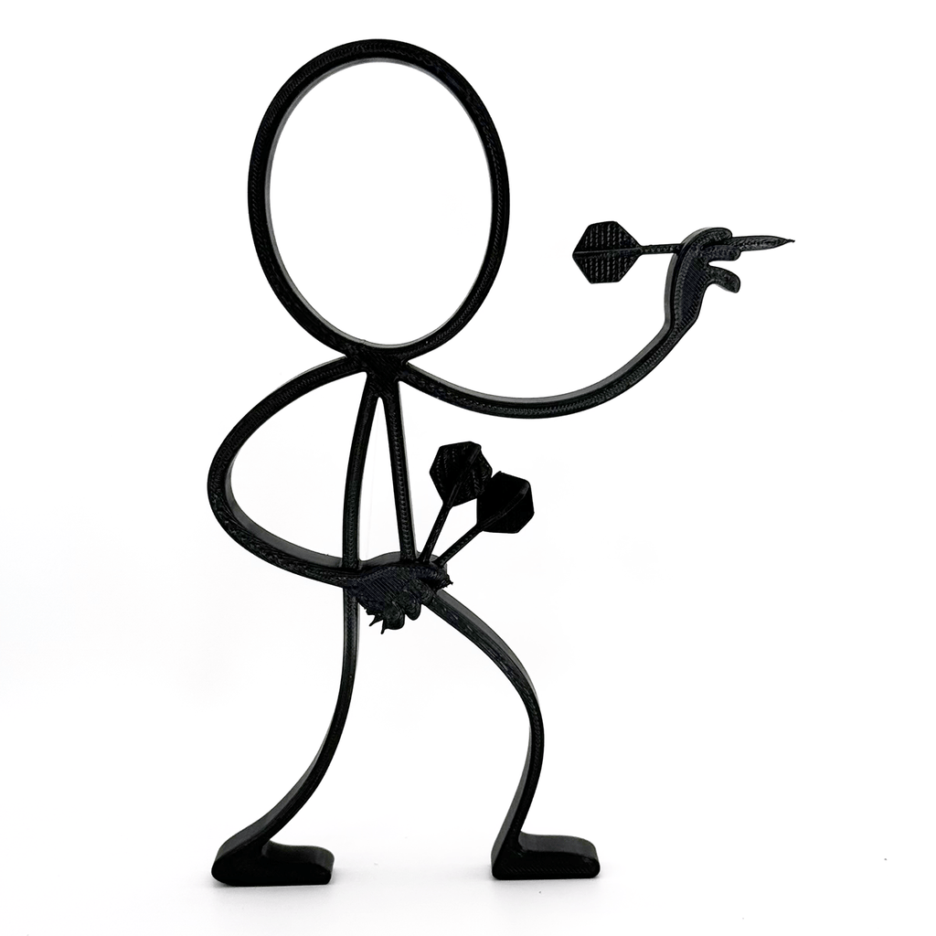 Stickyman Dartspeler (voor een zacht prijsje) - 3dbende