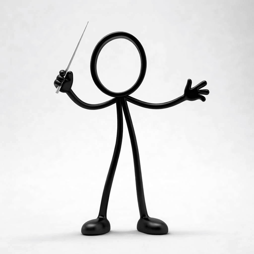 Stickyman Dirigent - 3dbende