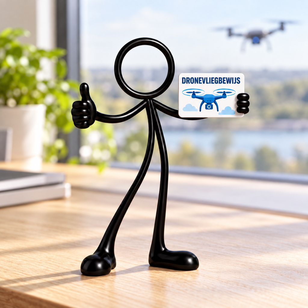 Stickyman drone in bijpassende sfeer
