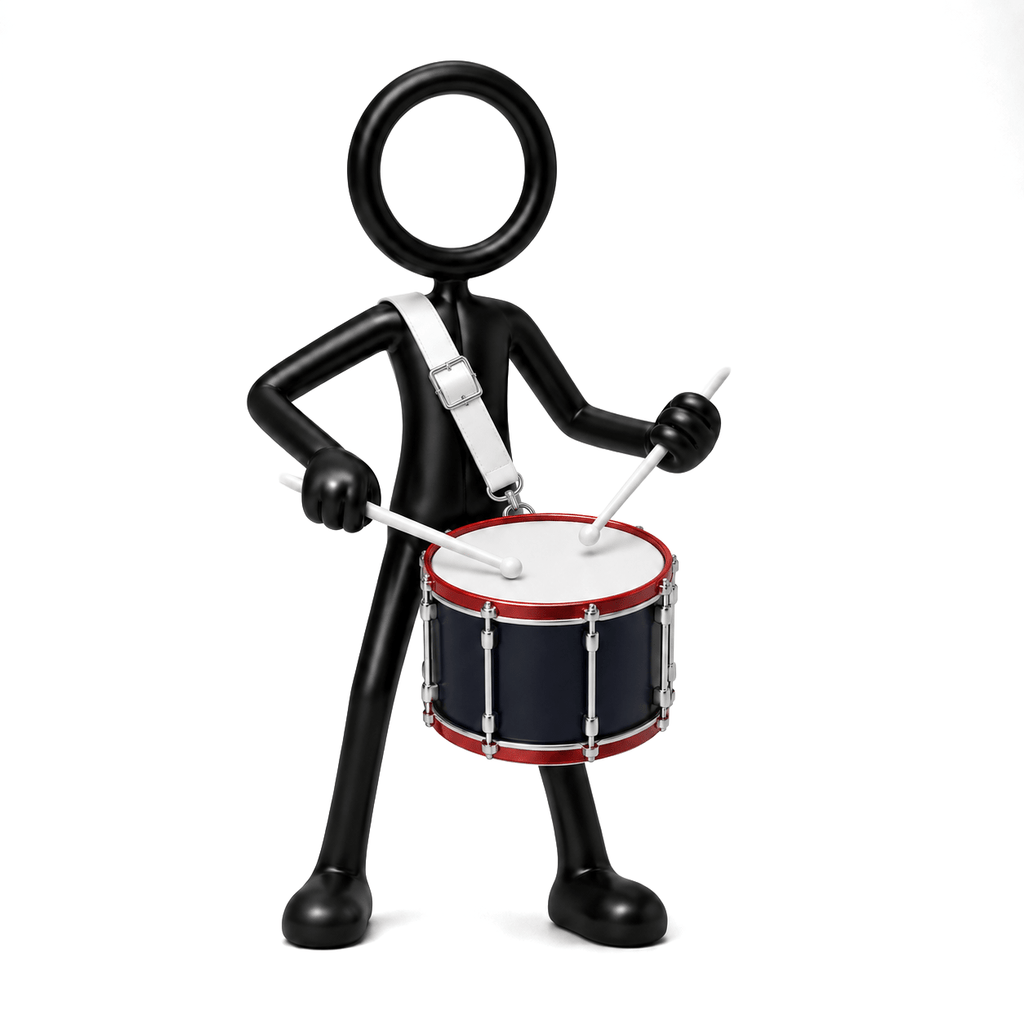 Stickyman Drum Snare Man - 3dbende