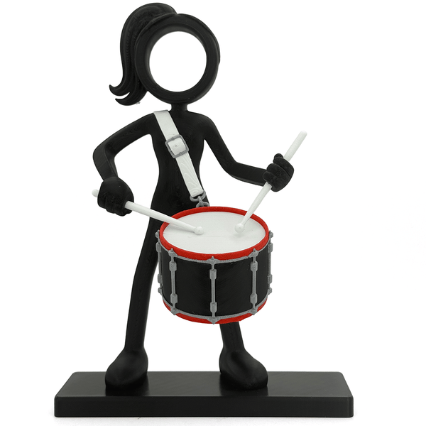 Stickyman Drum Snare Vrouw - 3dbende