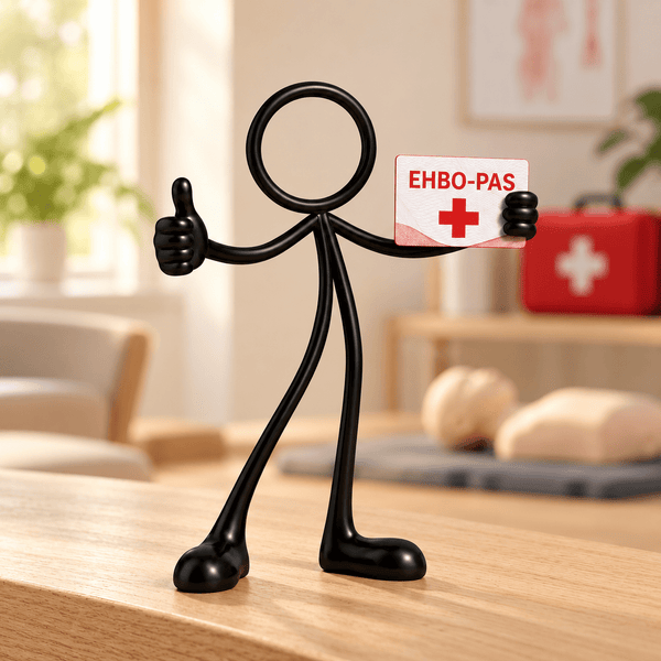 Stickyman EHBO in passende sfeer