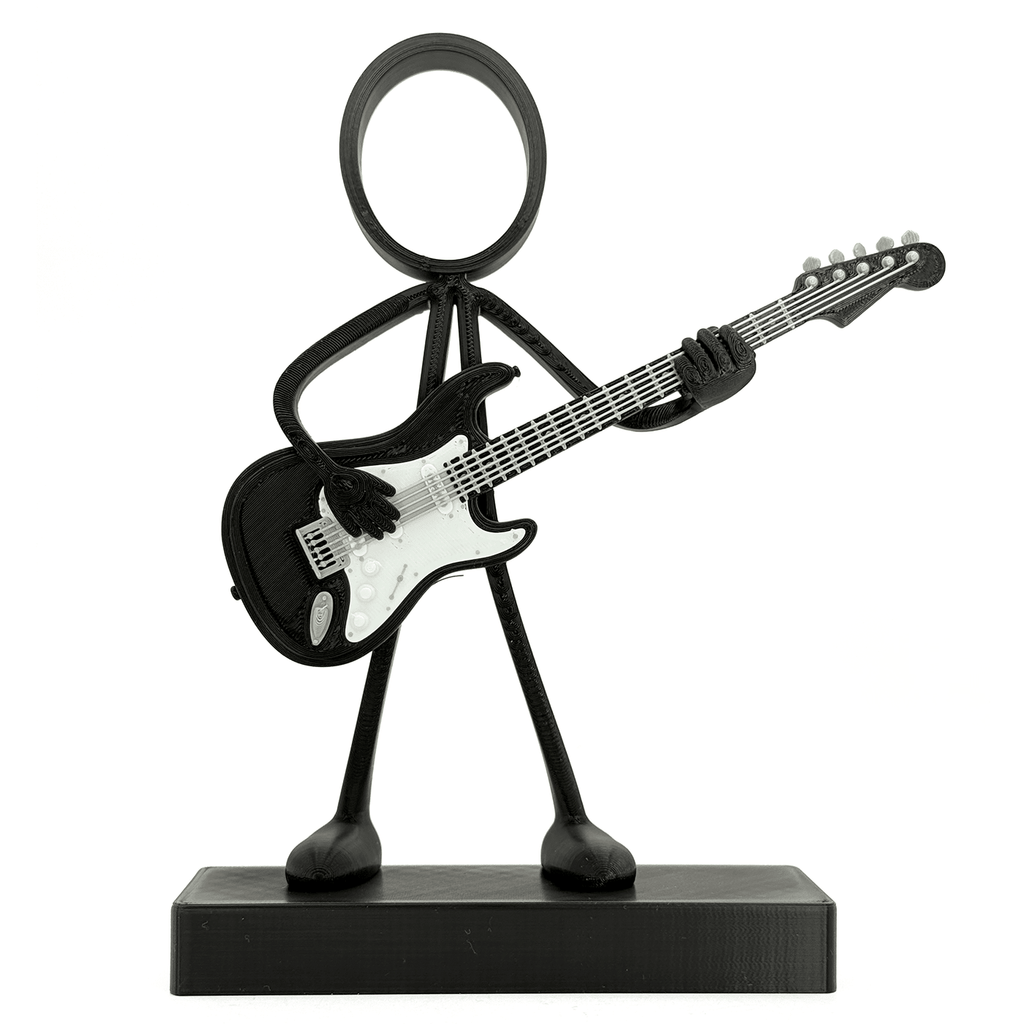 Stickyman Elektrische Gitarist - 3dbende