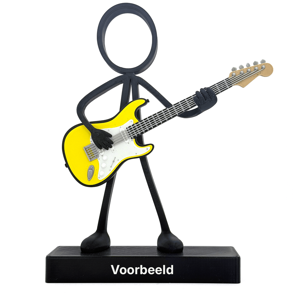 Stickyman Elektrische Gitarist - 3dbende
