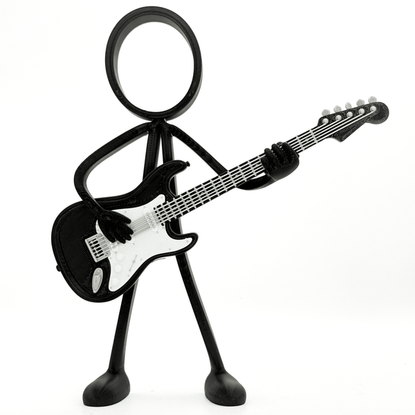 Stickyman Elektrische Gitarist - 3dbende