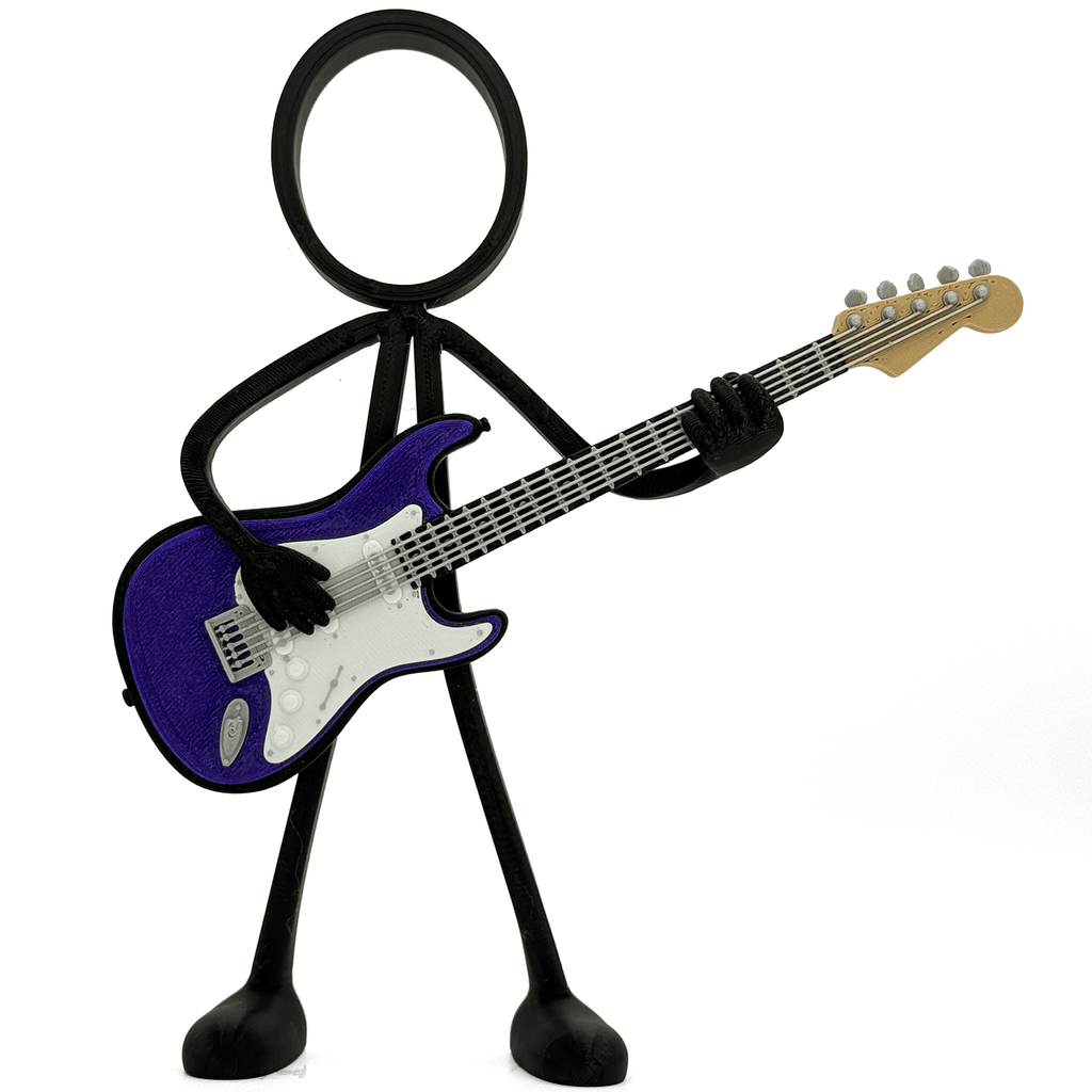 Stickyman Elektrische Gitarist - 3dbende