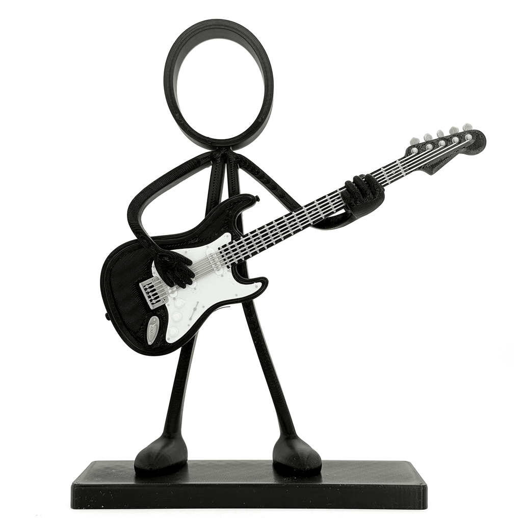 Stickyman Elektrische Gitarist - 3dbende