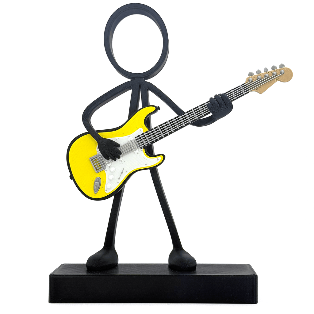 Stickyman Elektrische Gitarist - 3dbende