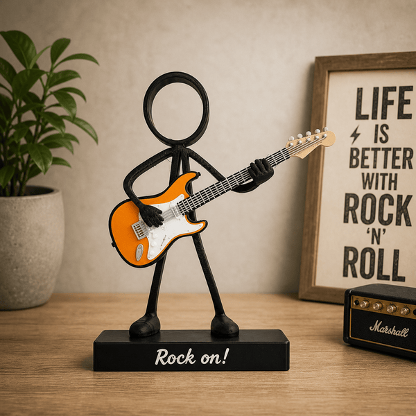 Stickyman Elektrische Gitarist - 3dbende