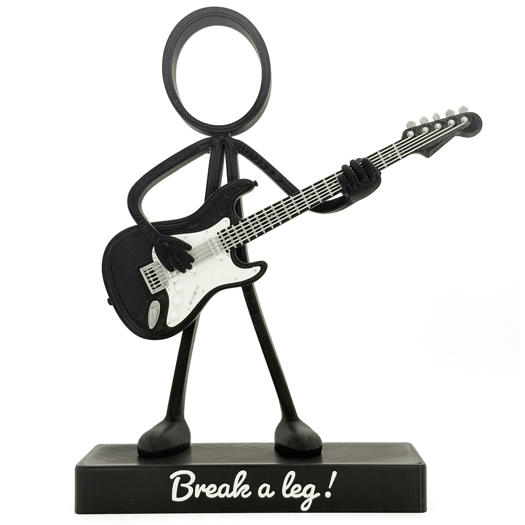 Stickyman Elektrische Gitarist - 3dbende