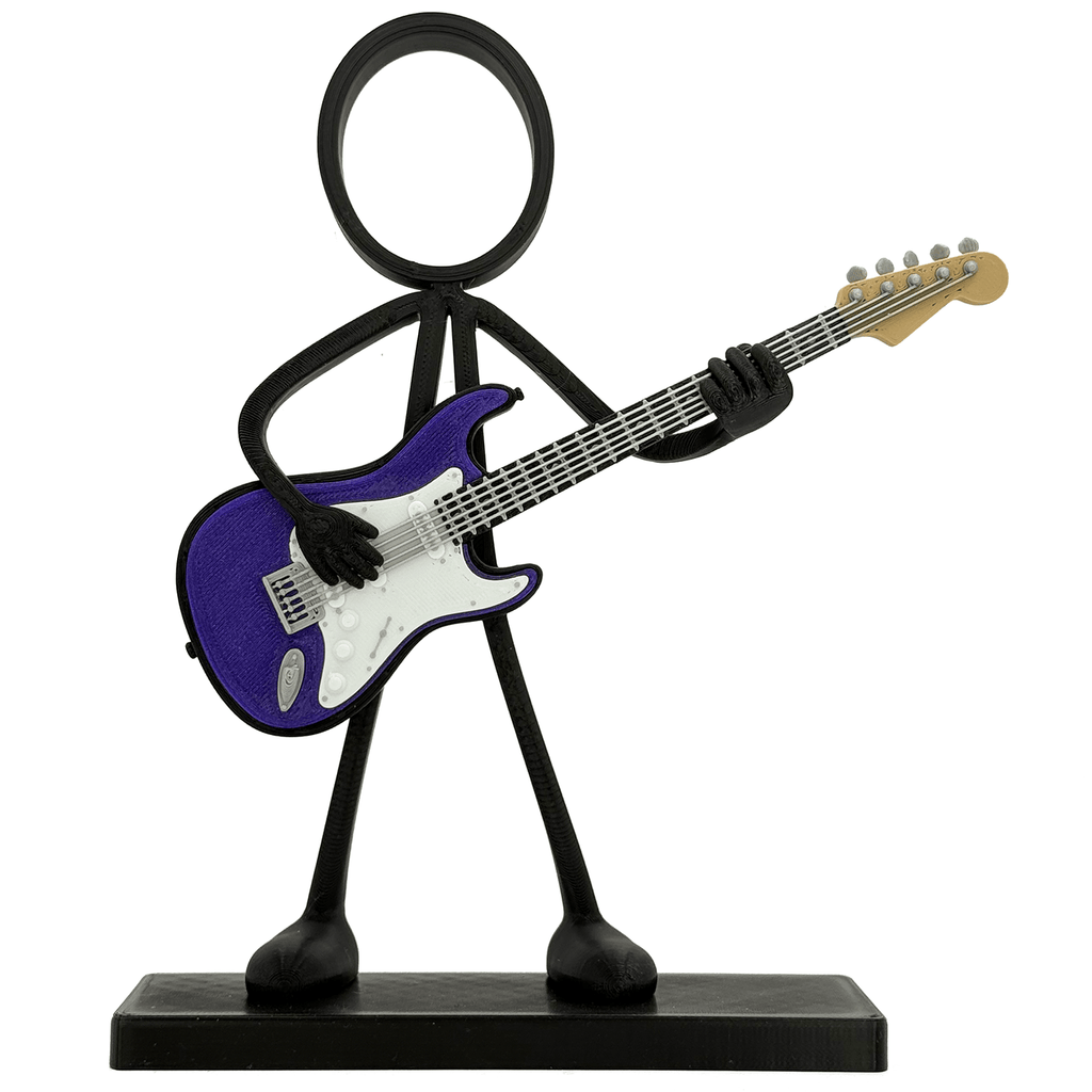 Stickyman Elektrische Gitarist - 3dbende