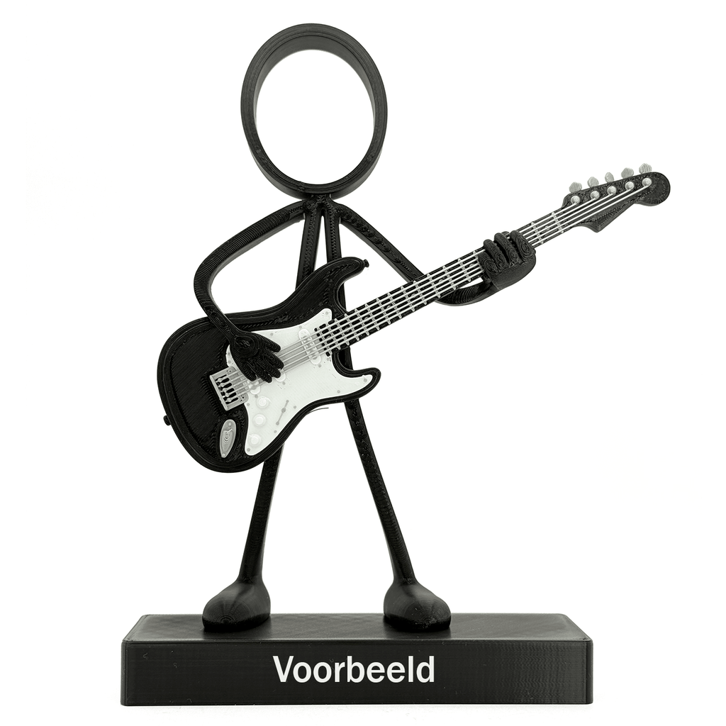 Stickyman Elektrische Gitarist - 3dbende