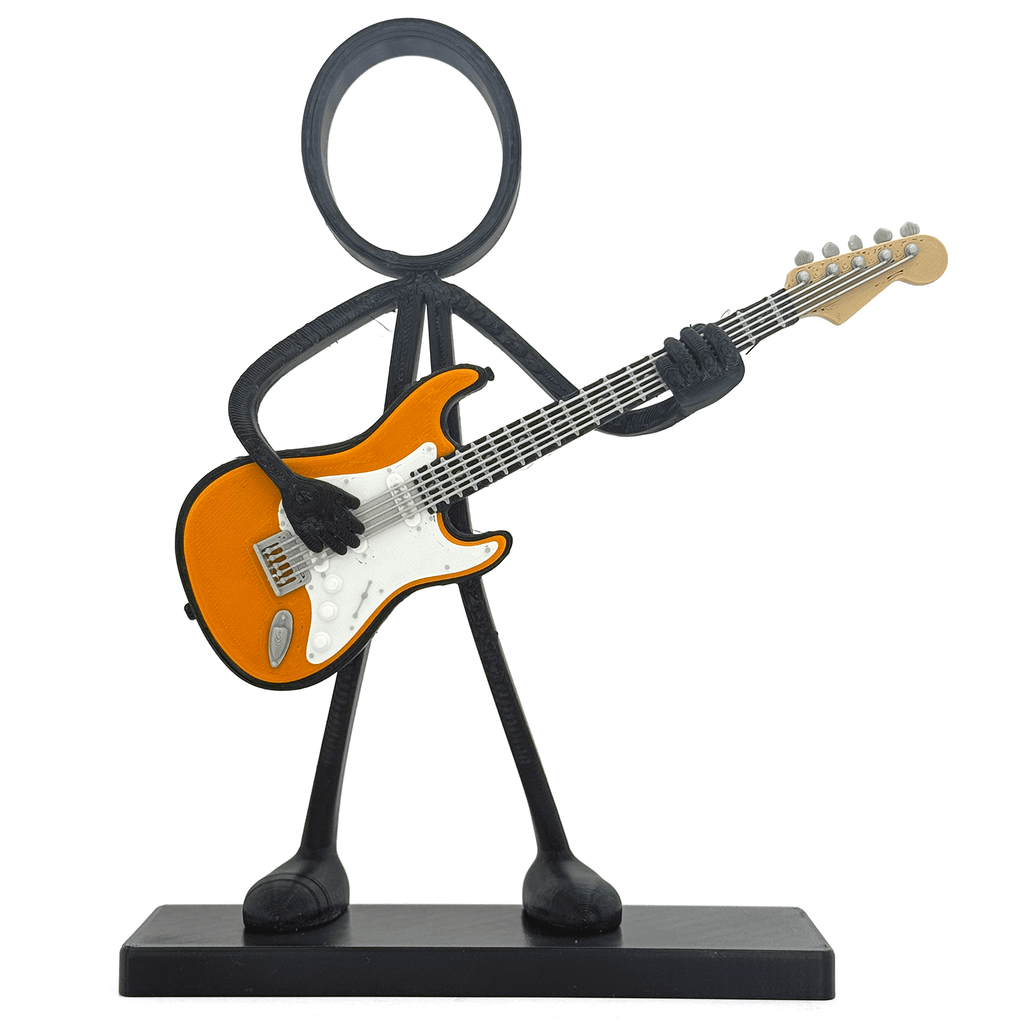 Stickyman Elektrische Gitarist - 3dbende
