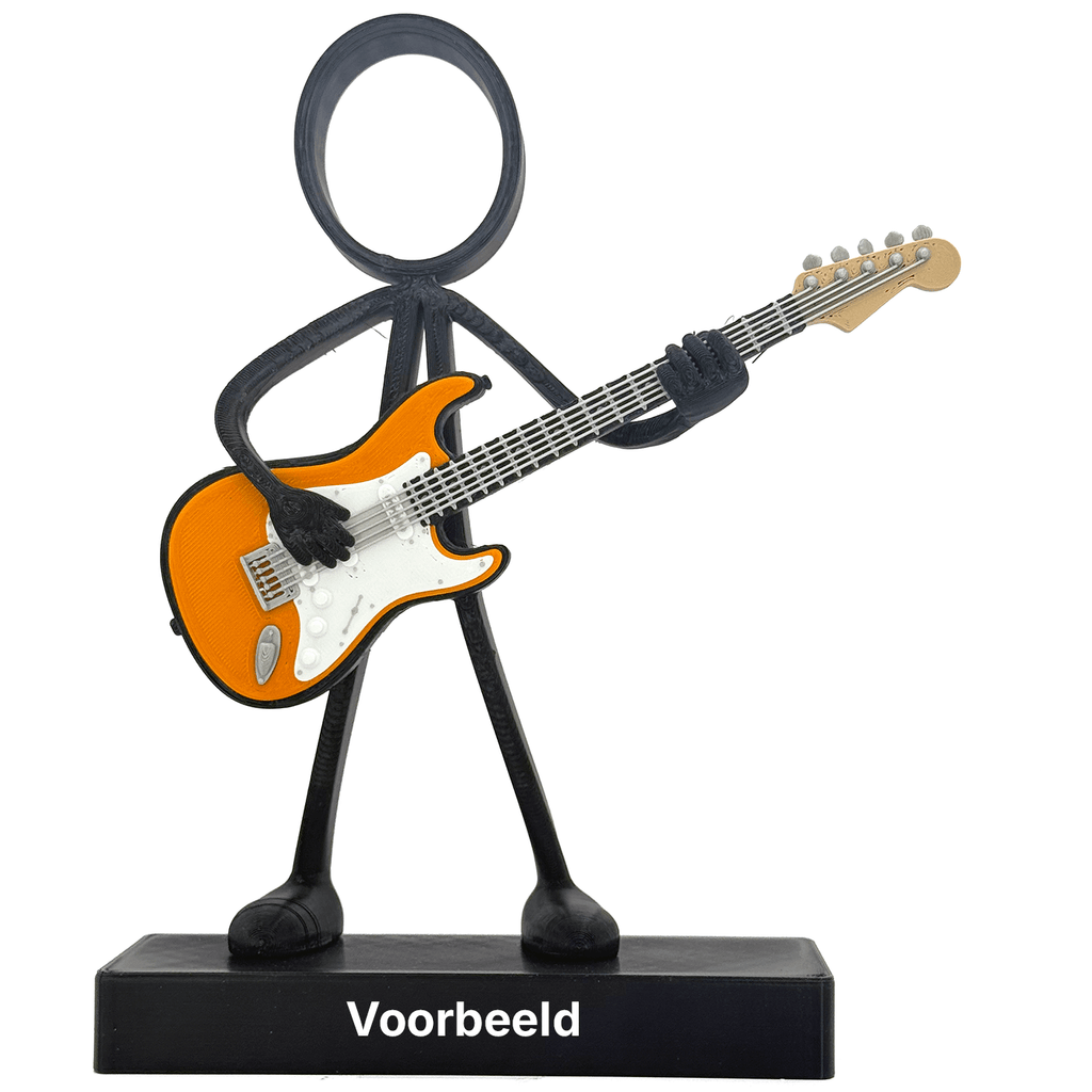 Stickyman Elektrische Gitarist - 3dbende