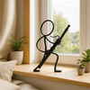 Stickyman Fagot Muzikant – Minimalistische muziekdecoratie voor liefhebbers van klassieke muziek - 3dbende