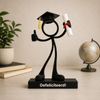 Stickyman Geslaagd Decoratie – Afstudeer Cadeau met Diploma - 3dbende