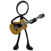 Stickyman Gitarist Decoratie – Minimalistische Gitaar Muziek Decoratie - 3dbende
