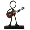 Stickyman Gitarist Decoratie – Minimalistische Gitaar Muziek Decoratie - 3dbende