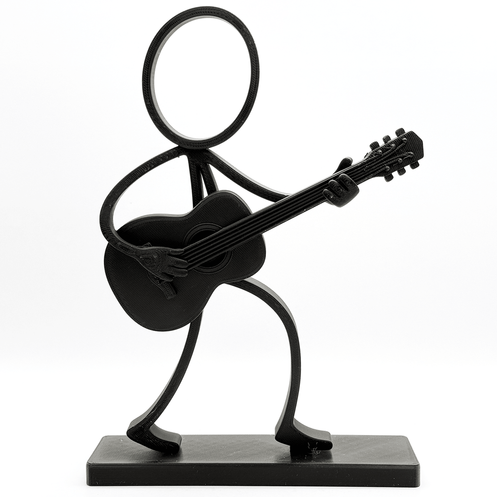 Stickyman Gitarist Decoratie – (voor een zacht prijsje) - 3dbende